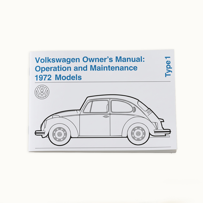 VW Beetle Owners Manual 70's
